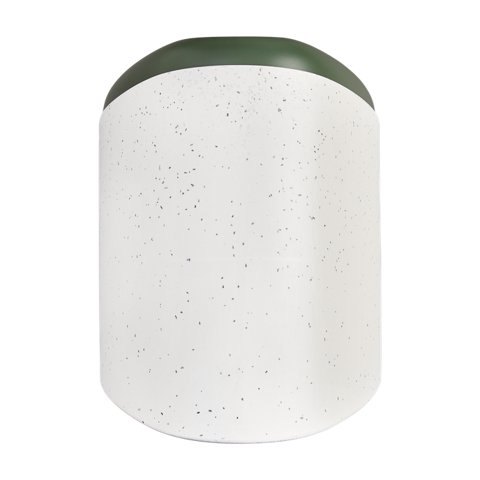 essential mangeoire à oiseaux 18cm gris fibreux